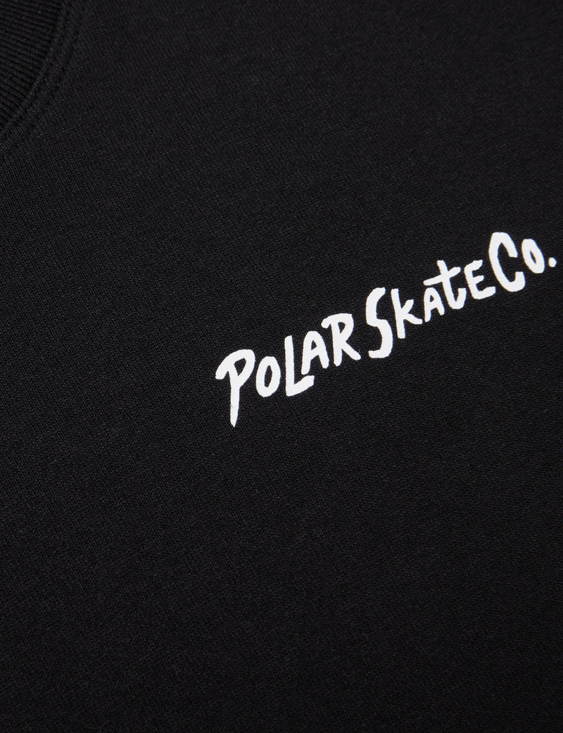 Polar Skate Co. Campfire T-Shirt - Black