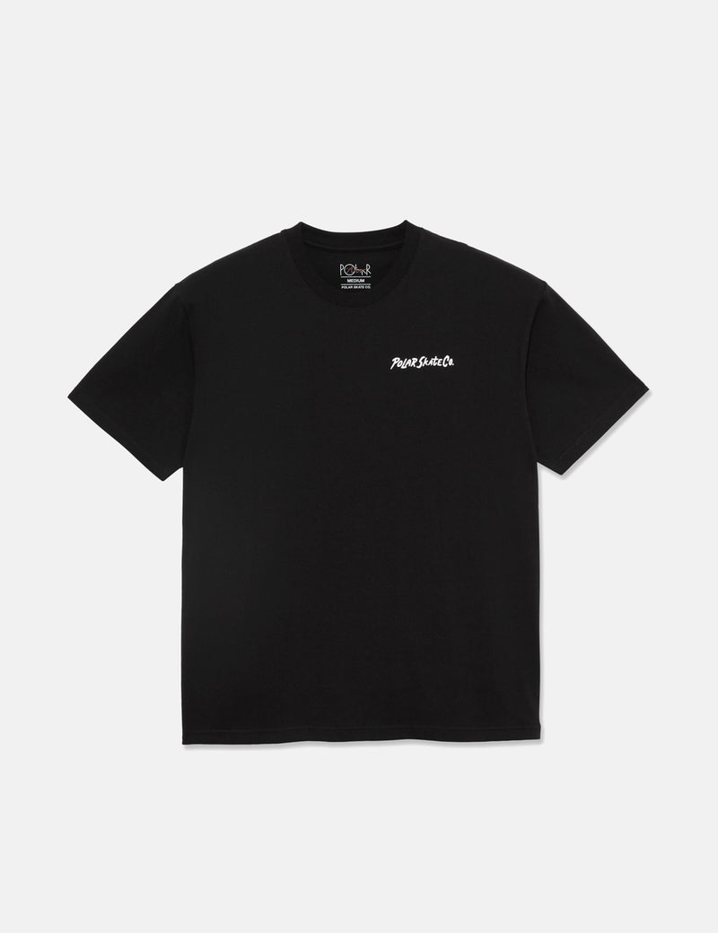 Polar Skate Co. Campfire T-Shirt - Black