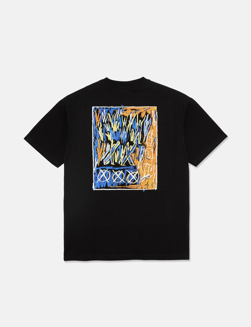 Polar Skate Co. Campfire T-Shirt - Black