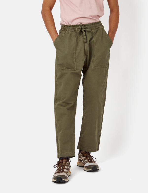 Service Works Canvas Chef Pant - Olive Green