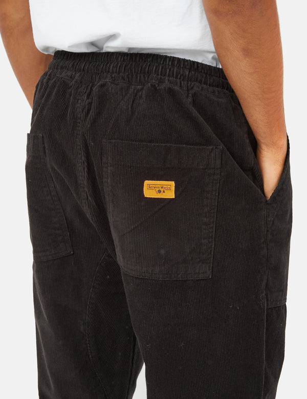 Service Works Corduroy Chef Pants - Black