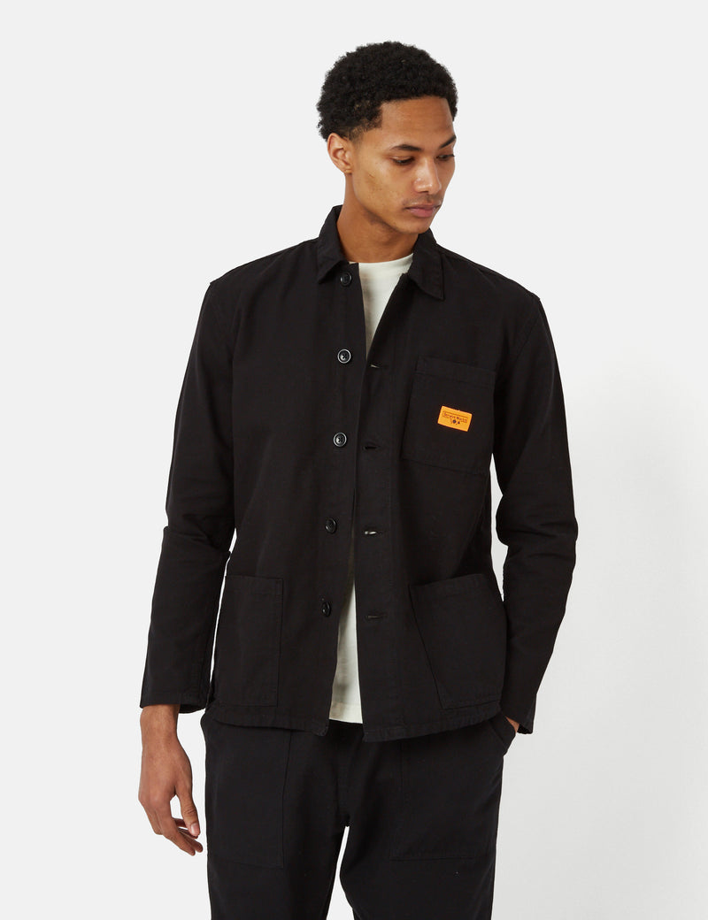 Service Works Canvas Coverall Jacket - Black