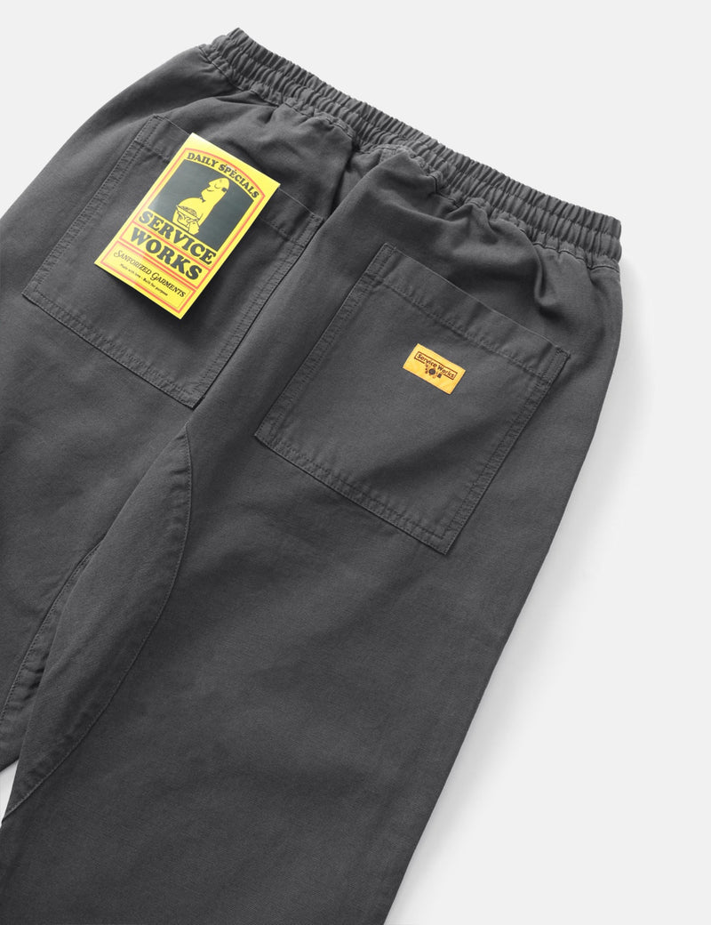 Service Works Classic Canvas Chef Pant - Grey