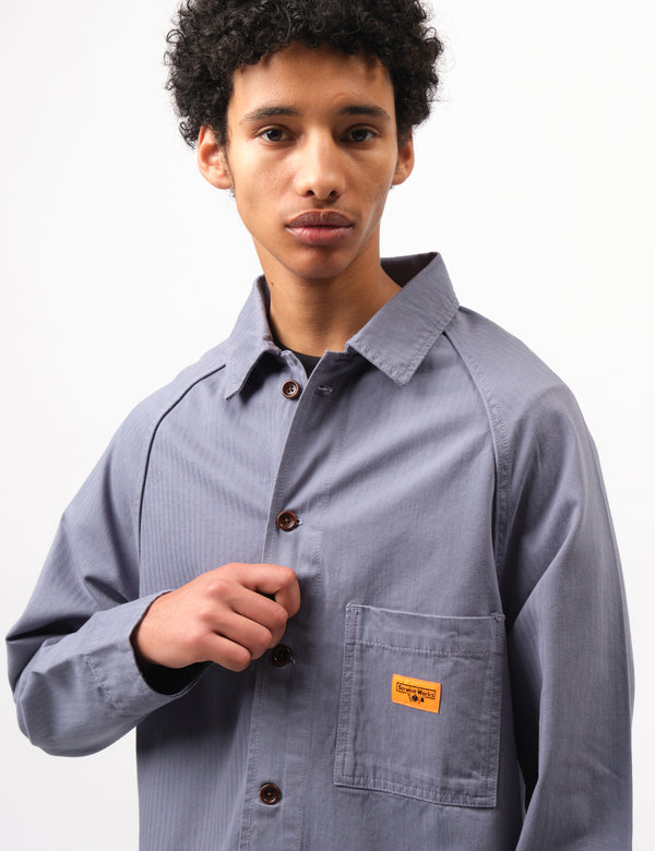 Service Works Herringbone FOH Jacket - Harbour Blue