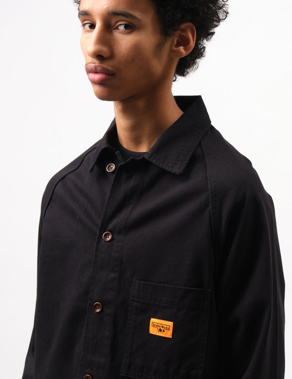 Service Works Herringbone FOH Jacket - Black