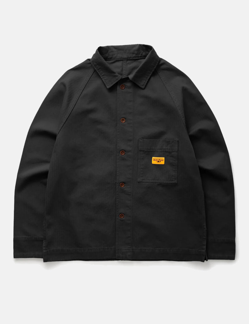 Service Works Herringbone FOH Jacket - Black