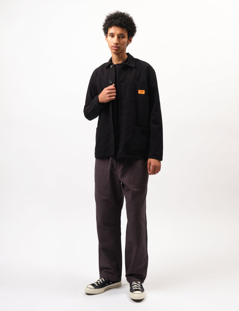 Service Works Canvas Coverall Jacket - Black