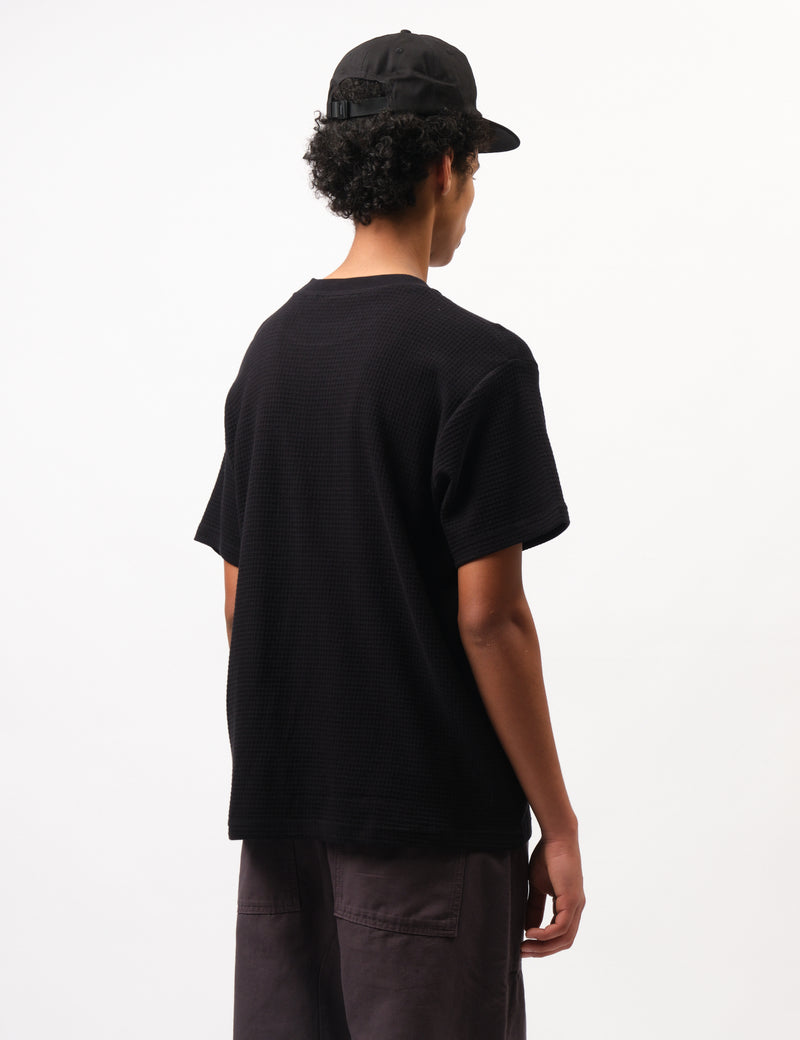 Service Works Waffle Pocket T-Shirt - Black