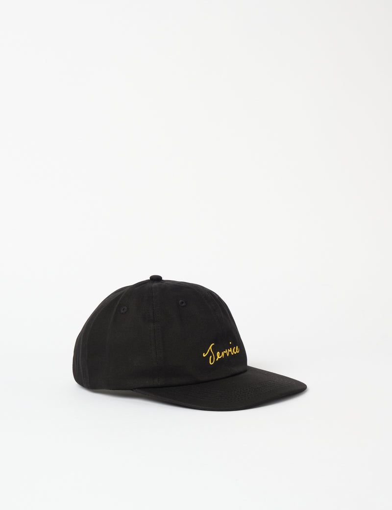 Service Works Script Cap - Black