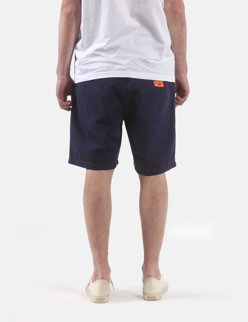 Service Works Canvas Chef Shorts - Navy Blue