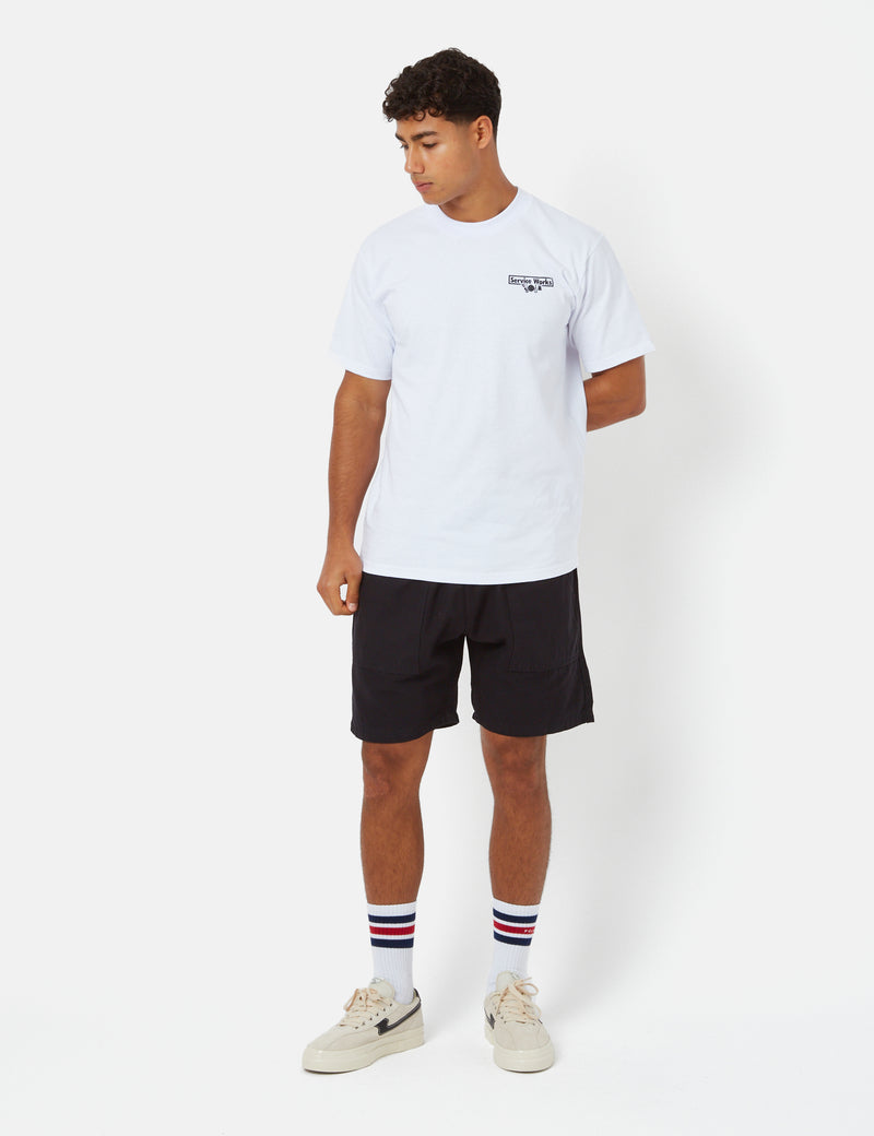 Service Works Canvas Chef Shorts - Black