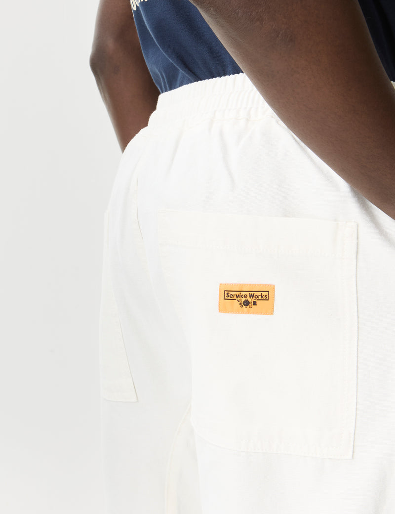 Service Works Classic Canvas Chef Pant - Off White