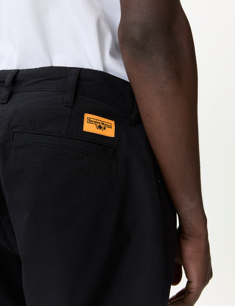 Service Works Canvas Part Timer Pant - Black