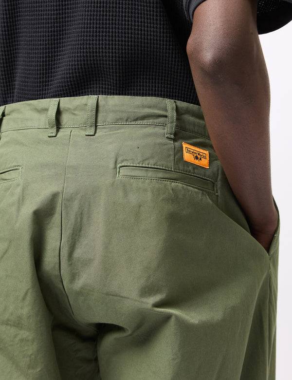 Service Works Twill Part Timer Pant - Olive Green