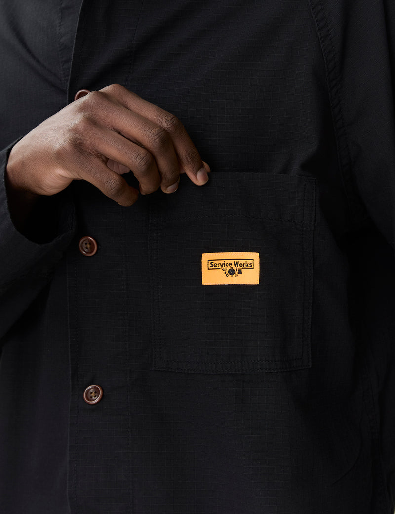 Service Works Ripstop FOH Jacket - Black