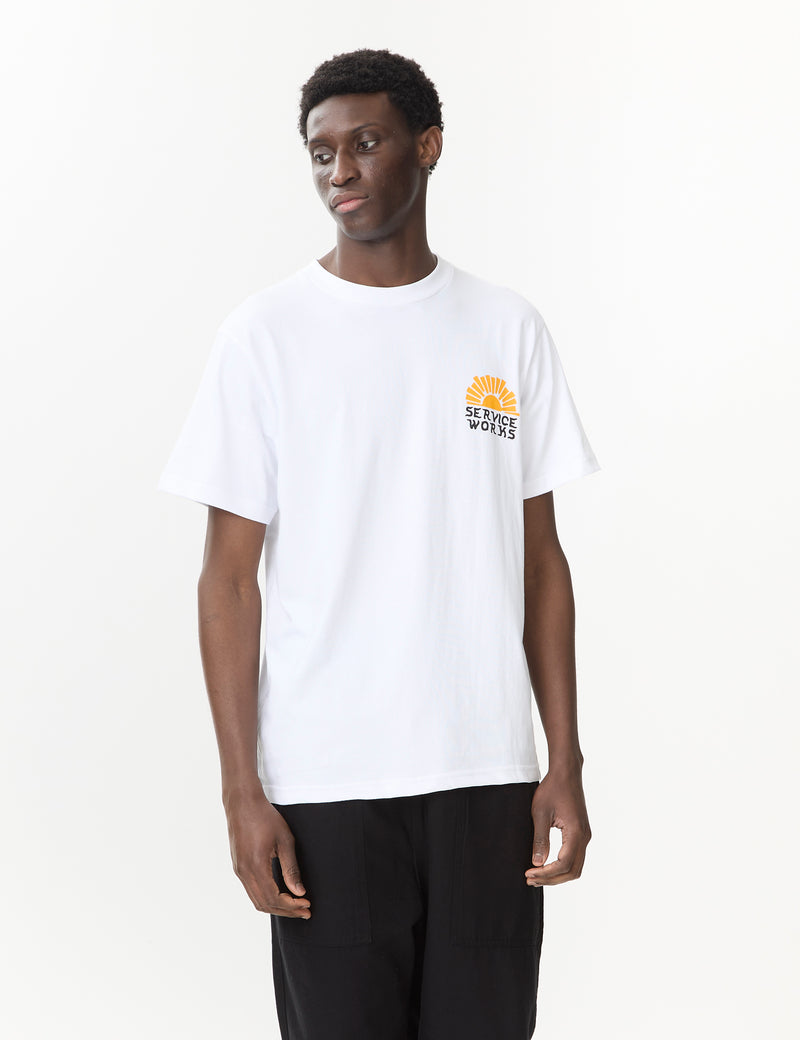 Service Works Sunny Side Up T-Shirt - White