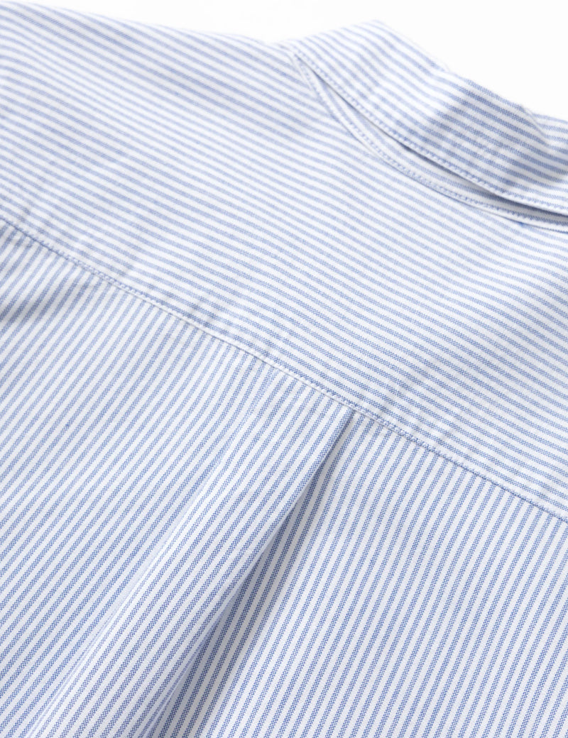 Service Works Waiter Shirt Oxford Stripe - Blue