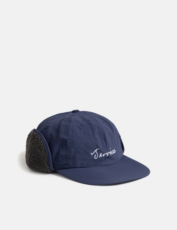 Service Works Script Trapper Cap - Navy Blue