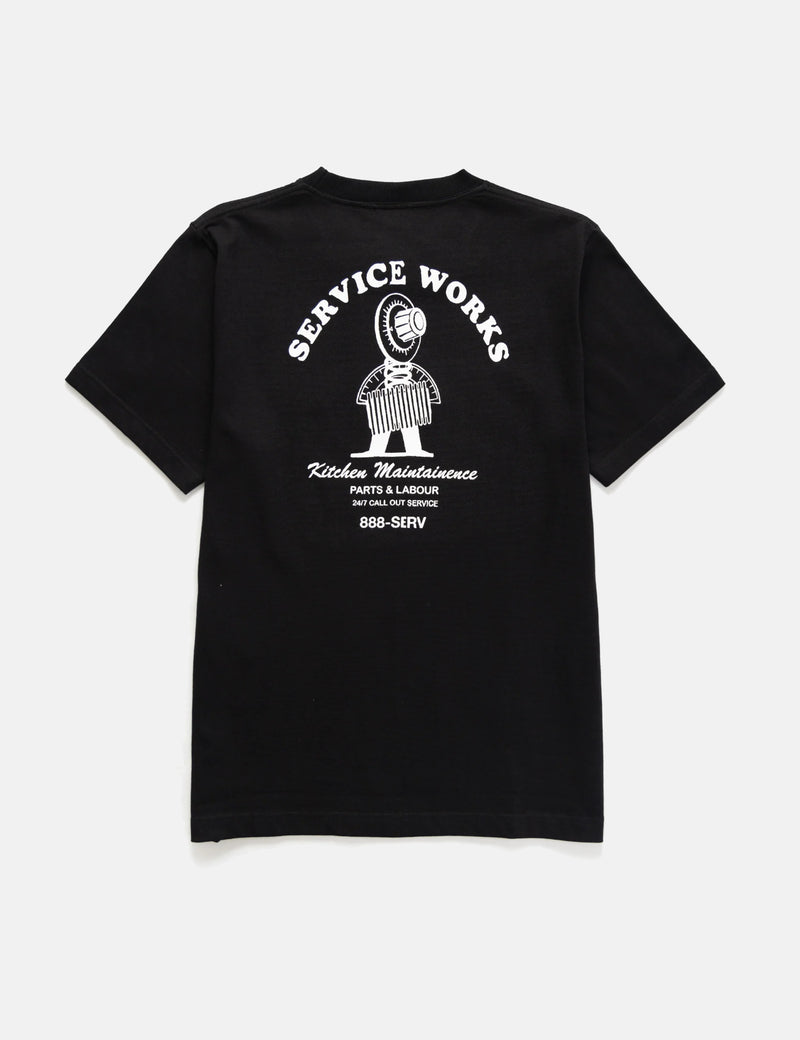 Service Works Maintenance T-Shirt - Black