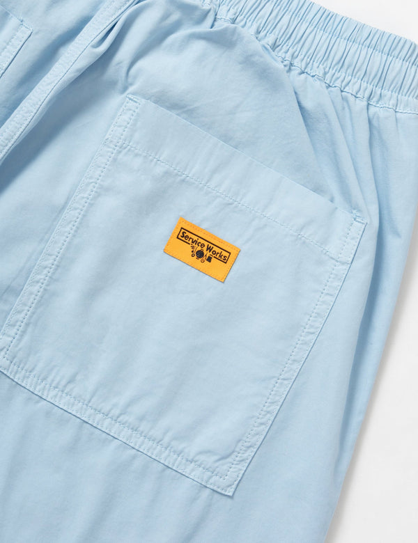 Service Works Chef Shorts (Poplin) - Powder Blue