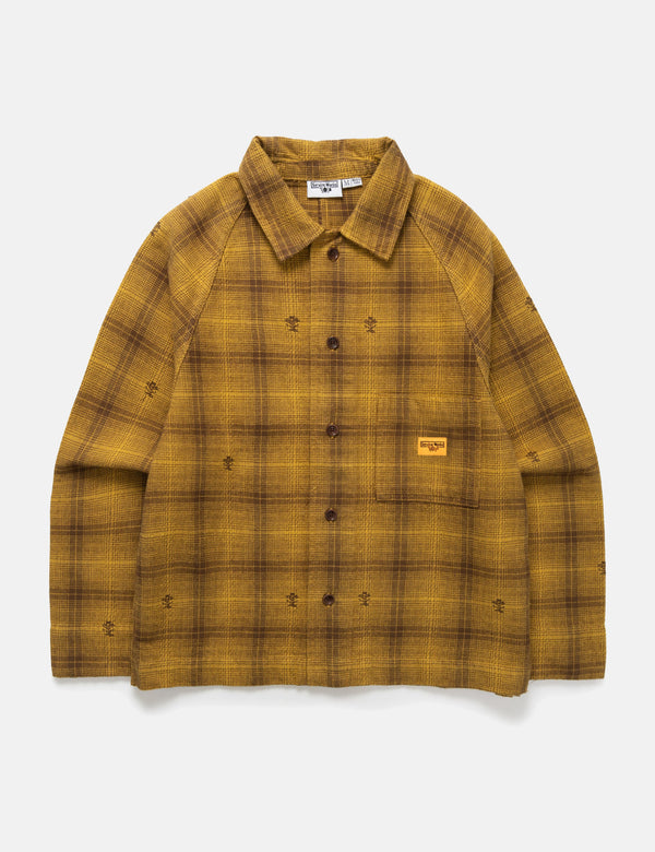 Service Works Thistle Plaid Front of House Jacket - Ochre