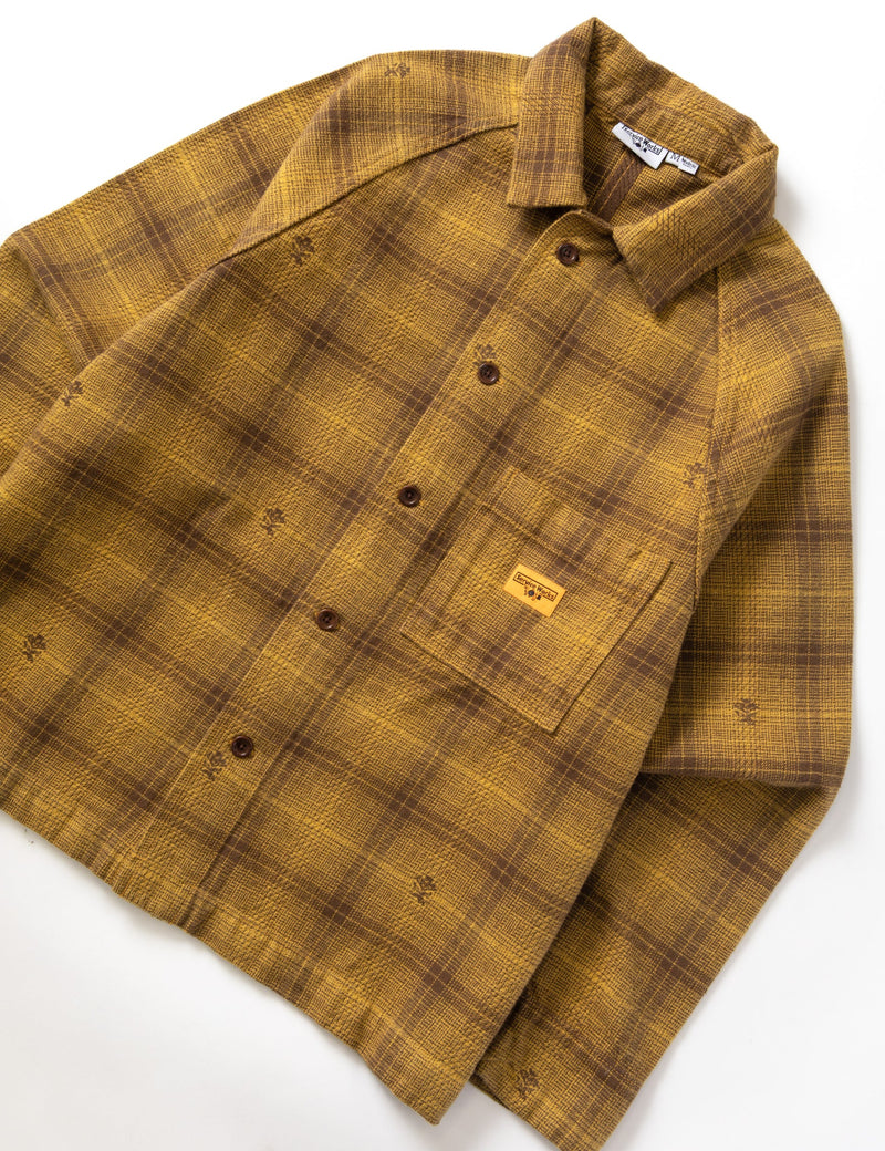 Service Works Thistle Plaid Front of House Jacket - Ochre