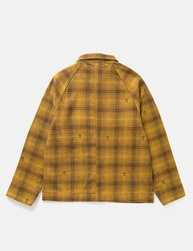 Service Works Thistle Plaid Front of House Jacket - Ochre