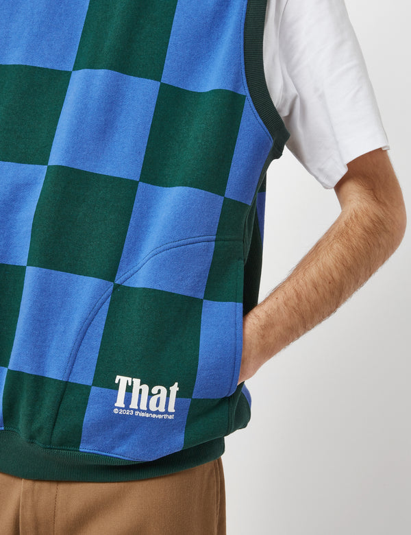 Thisisneverthat Sleeveless Sweatshirt - Ultramarine Blue