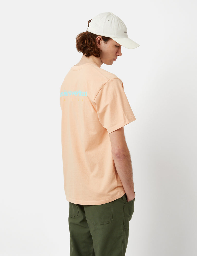 Thisisneverthat DSN-Logo T-Shirt - Apricot Orange