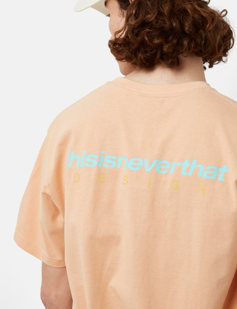 Thisisneverthat DSN-Logo T-Shirt - Apricot Orange
