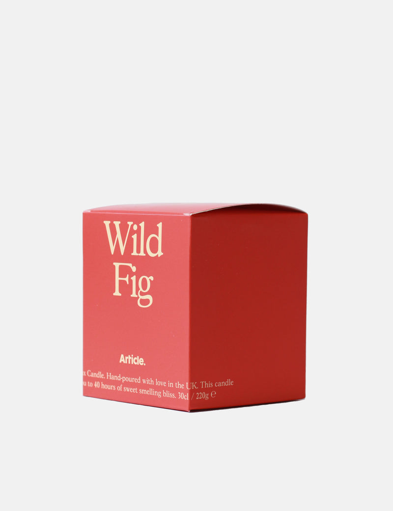 Article. Soy Candle UK Hand Poured - Wild Fig