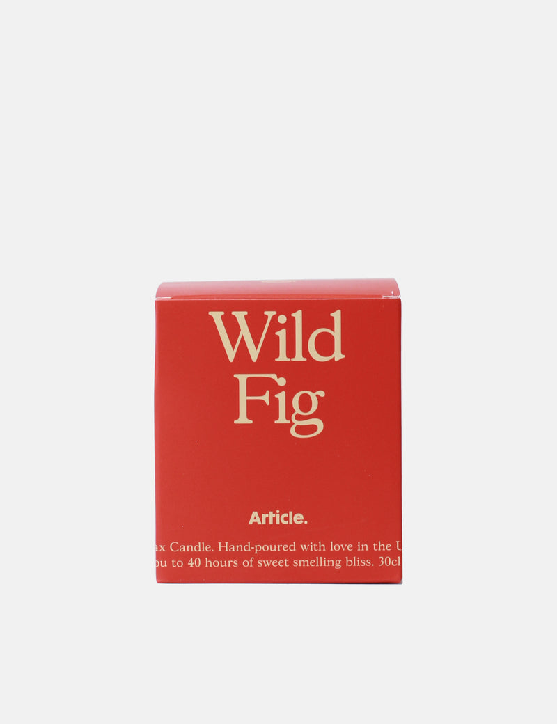 Article. Soy Candle UK Hand Poured - Wild Fig