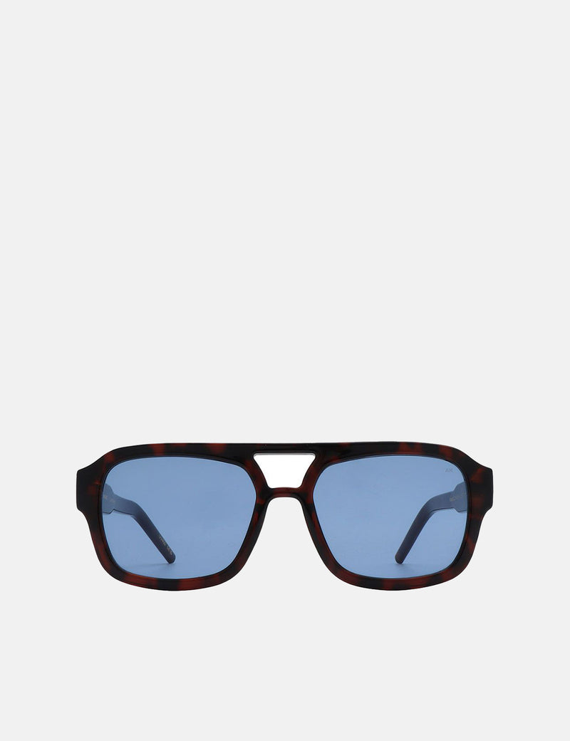 A. Kjaerbede Kaya Sunglasses - Demi Tortoise/Blue Lens