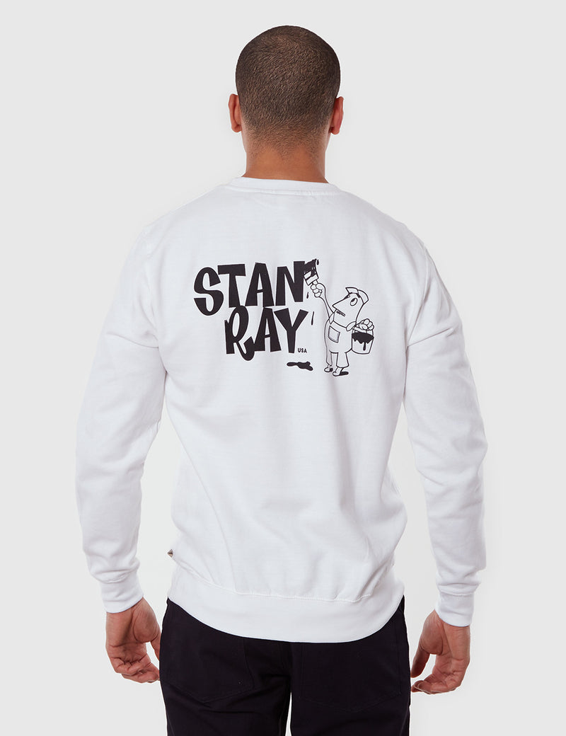 Stan Ray Stan Logo Sweatshirt - White