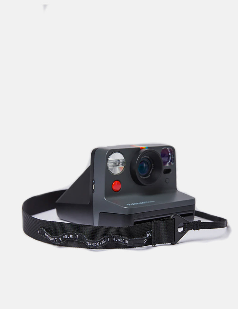 Sandqvist x Polaroid Prague Camera Strap - Black