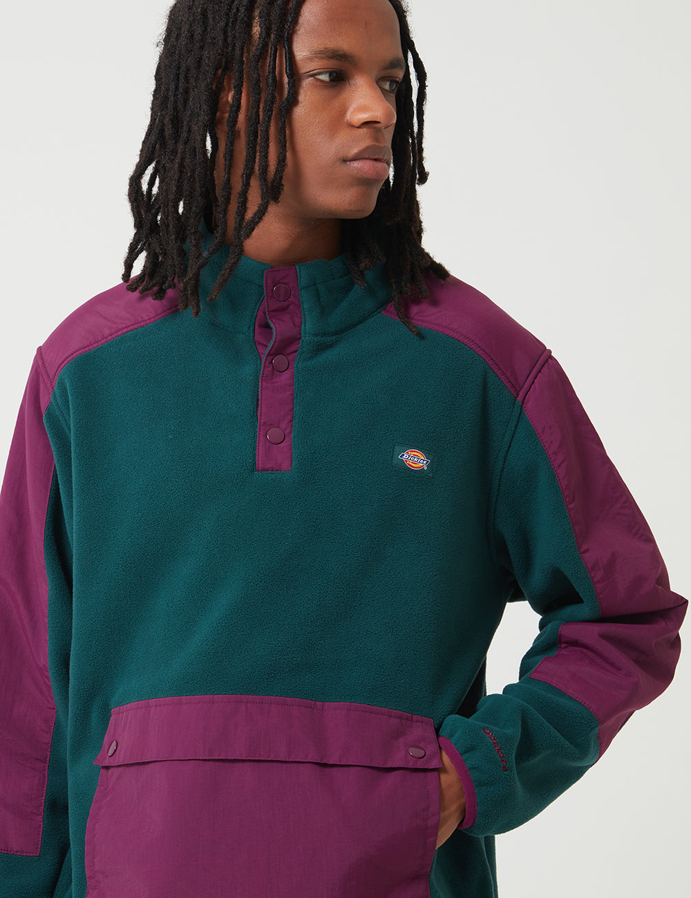 Dickies Denniston Fleece Sweatshirt Forest Green URBAN EXCESS