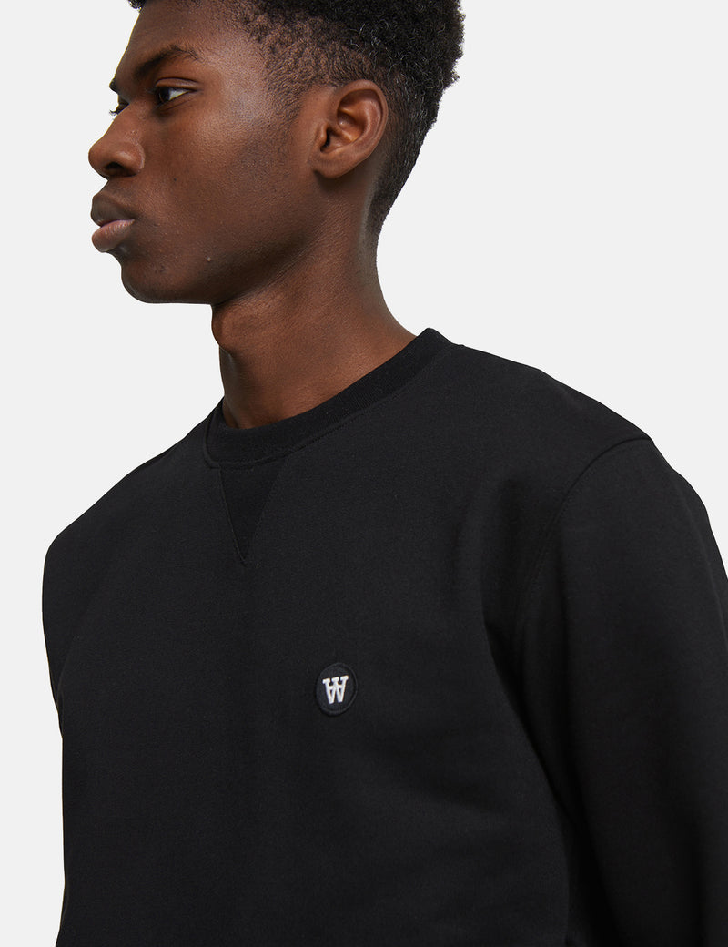 Wood Wood Tye Sweatshirt - Black