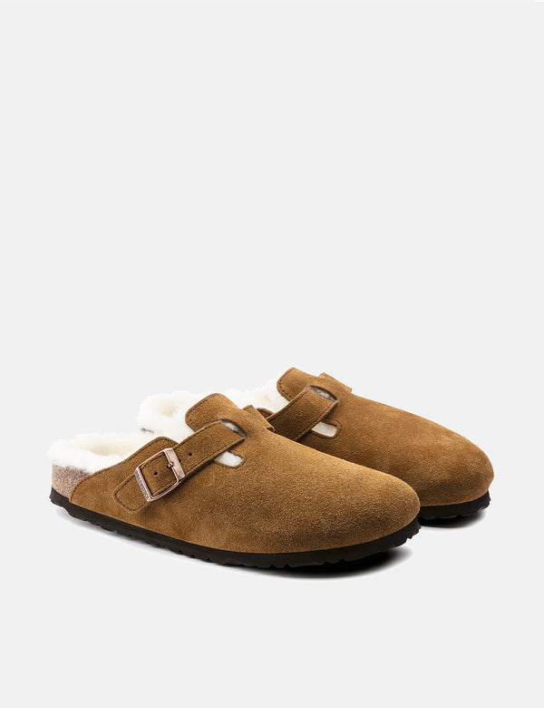 Birkenstock Boston Shearling (Regular) - Mink