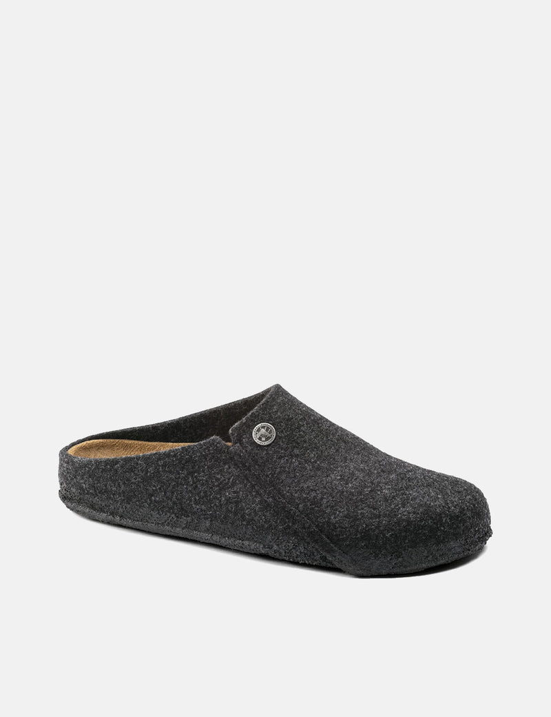 Womens Birkenstock Zermatt Slipper (Narrow) - Anthracite Grey