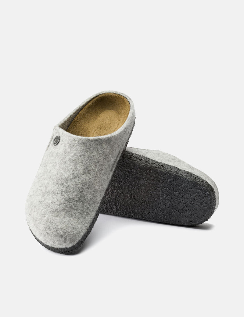 Birkenstock Zermatt Slipper (Regular) - Light Grey