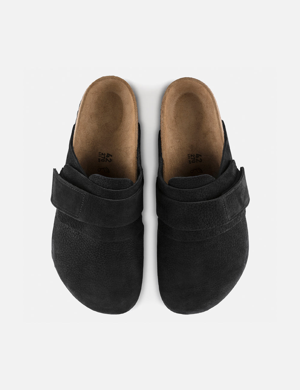 Birkenstock Nagoya Slipper (Nubuck) - Desert Buck Black I Urban