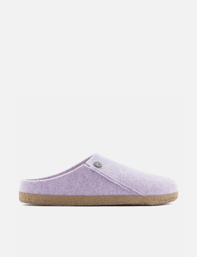 Birkenstock Womens Zermatt Shearling Slippers (Narrow) - Purple Fog