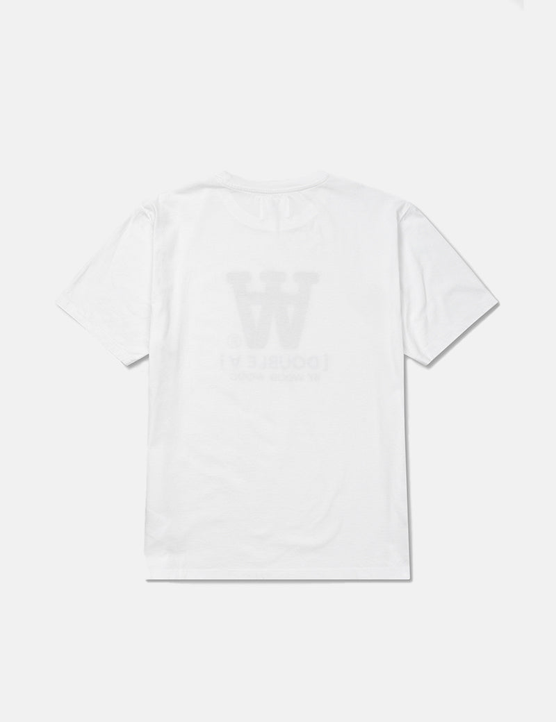 Wood Wood Ace Typo T-Shirt - White