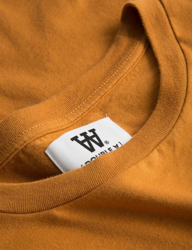 Wood Wood Ace T-Shirt - Dark Orange