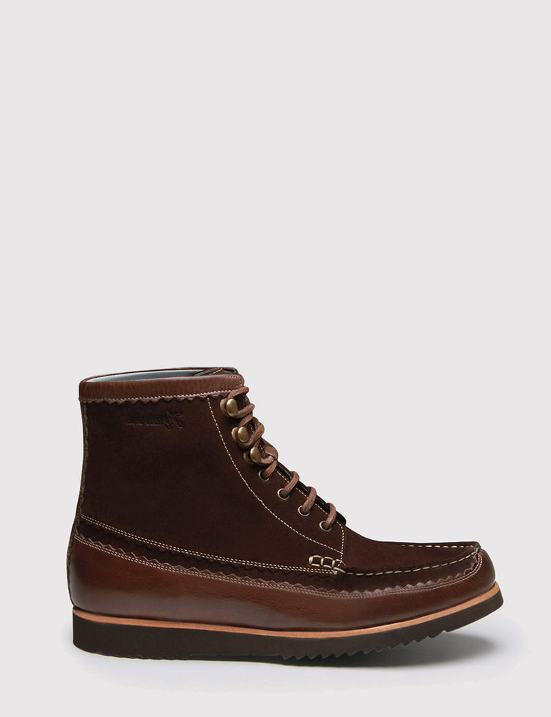 Grenson Hobson Moccasin Boot - Brown