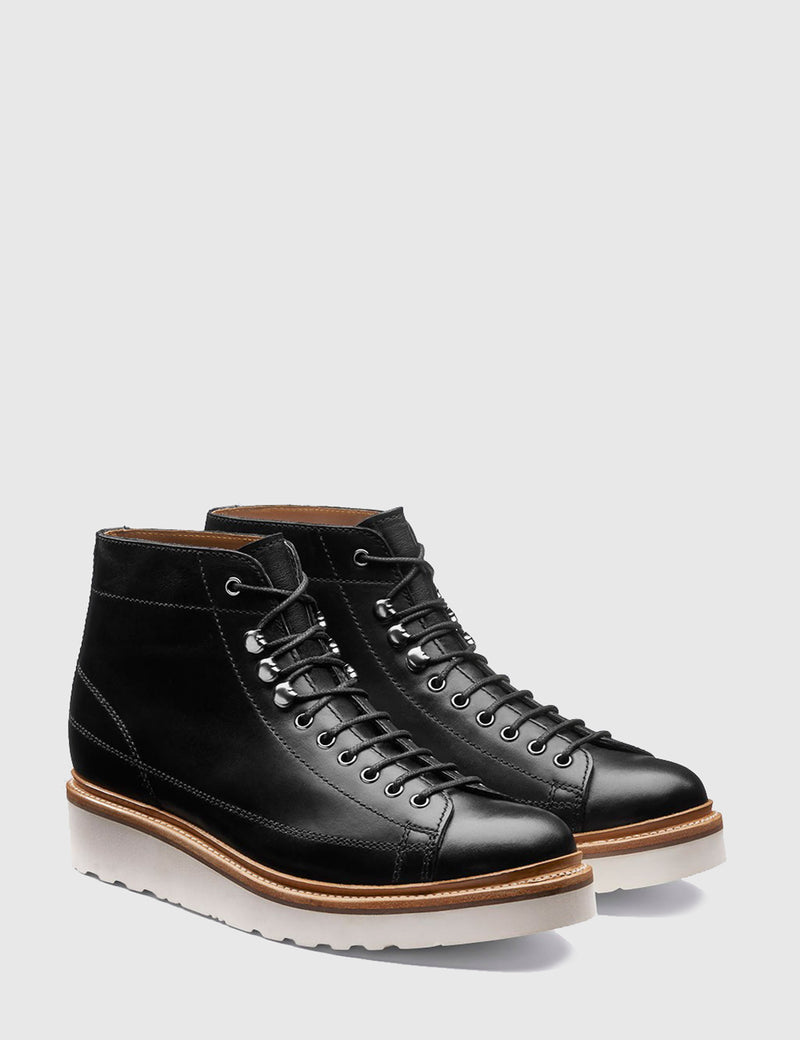 Grenson Andy Leather Monkey Boot - Black