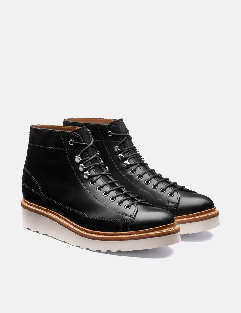 Grenson Andy Leather Monkey Boot - Black