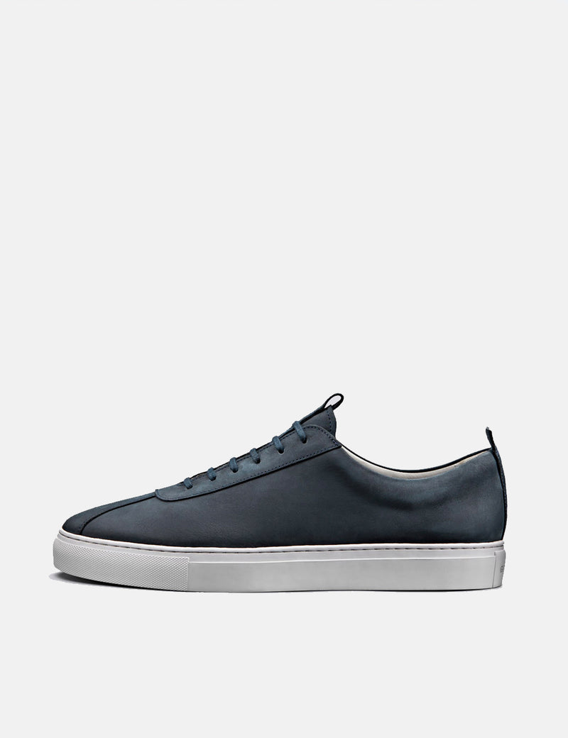 Grenson Sneakers 1 (Nubuck) - Navy Blue