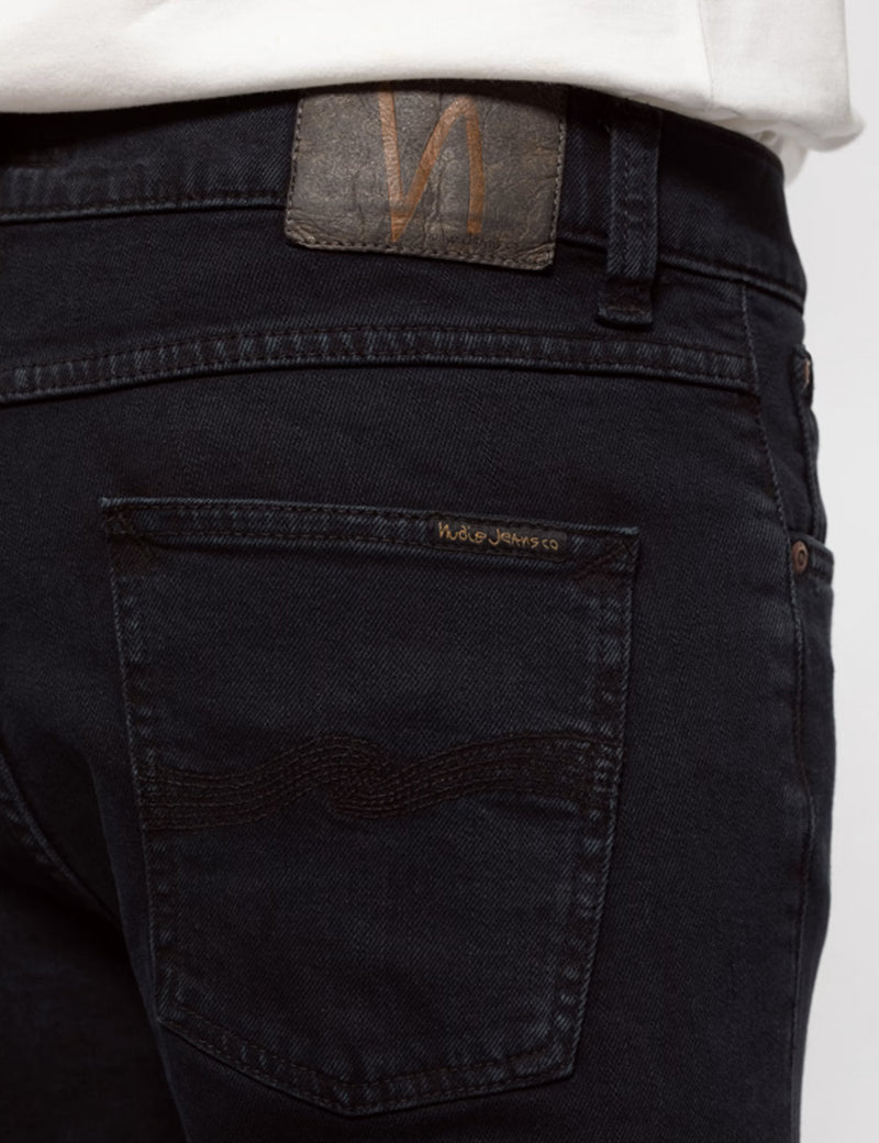 Nudie Jeans Lean Dean Jeans (Slim Fit) - Black Skies