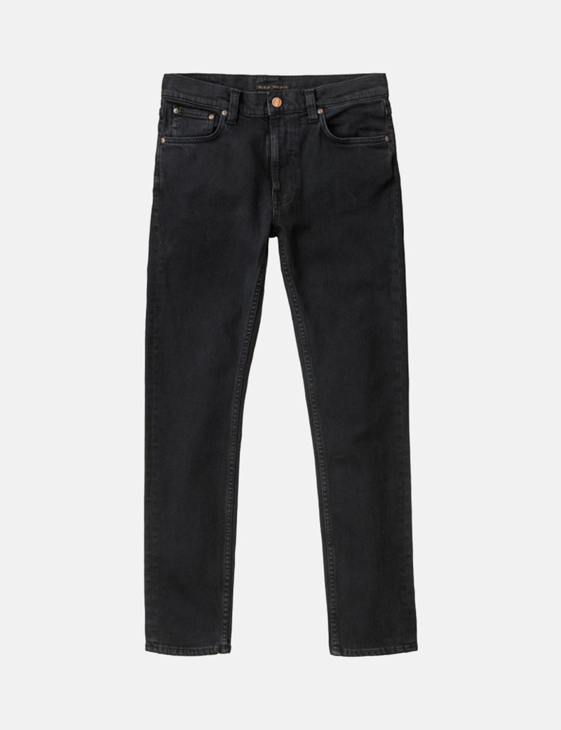 Nudie Jeans Lean Dean Jeans (Slim Fit) - Black Skies